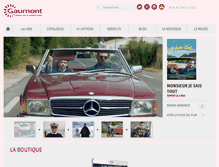 Tablet Screenshot of gaumont.fr